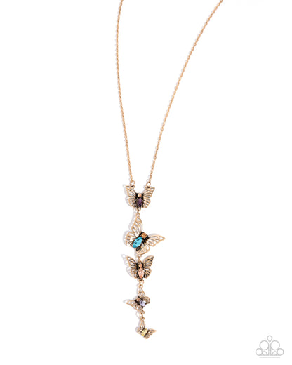 Aerial Addition Multi Butterfly Necklace - Jewelry by Bretta