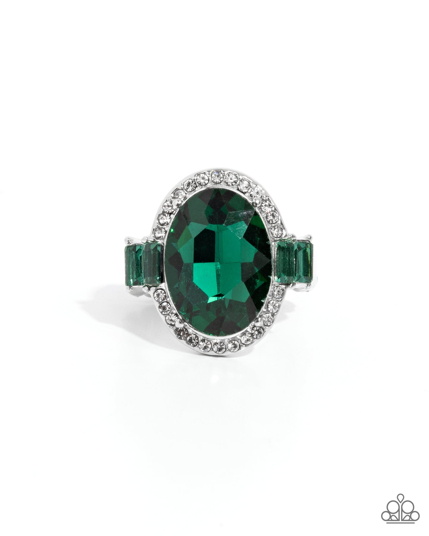 Stubborn Shimmer Green Ring - Jewelry by Bretta