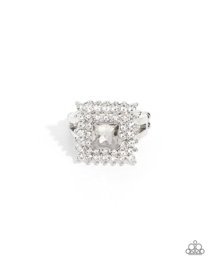 Sovereign Square Silver Ring - Jewelry by Bretta