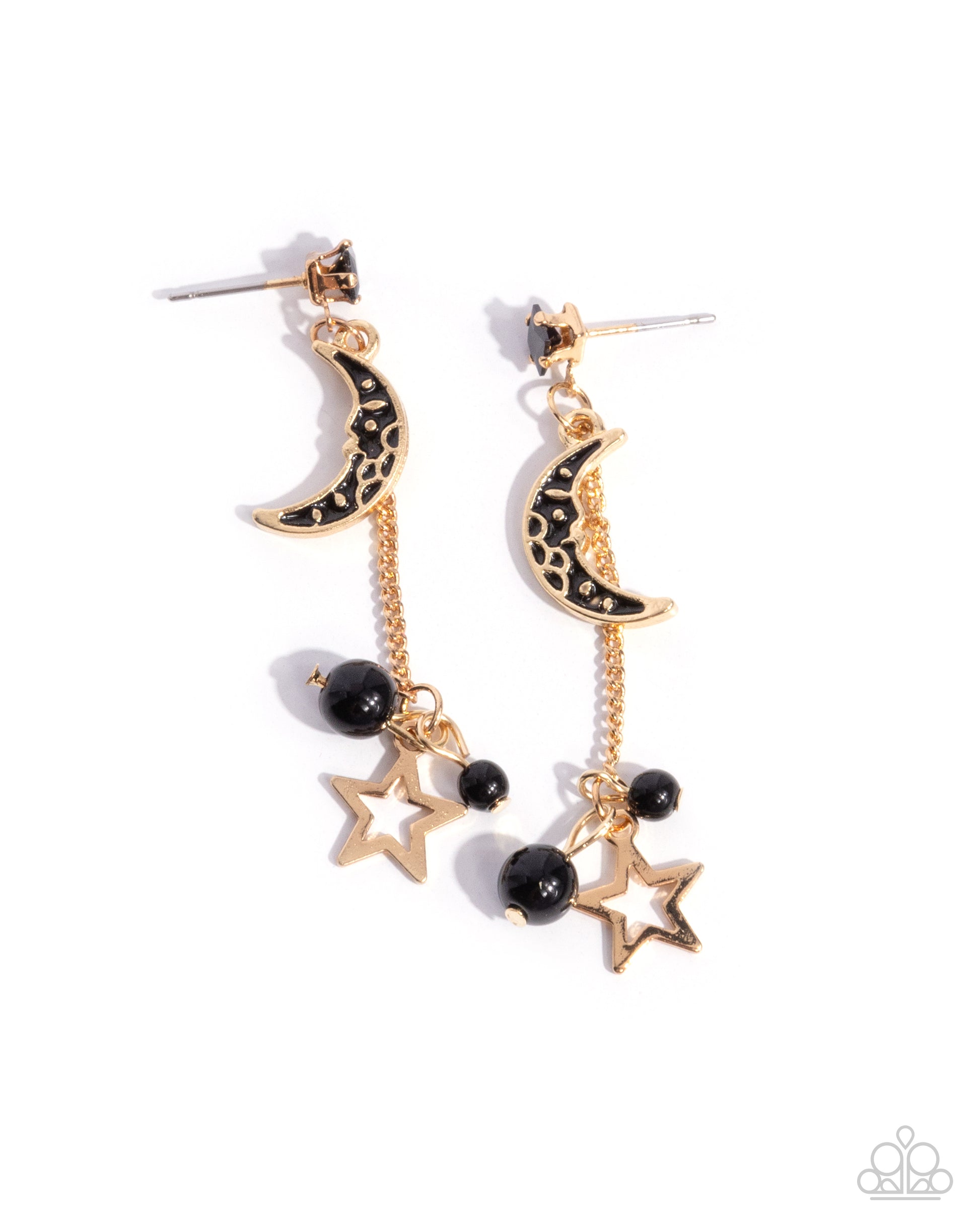 Astral Admiration Black Earrings - Jewelry by Bretta