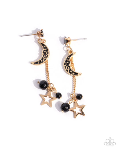 Astral Admiration Black Earrings - Jewelry by Bretta
