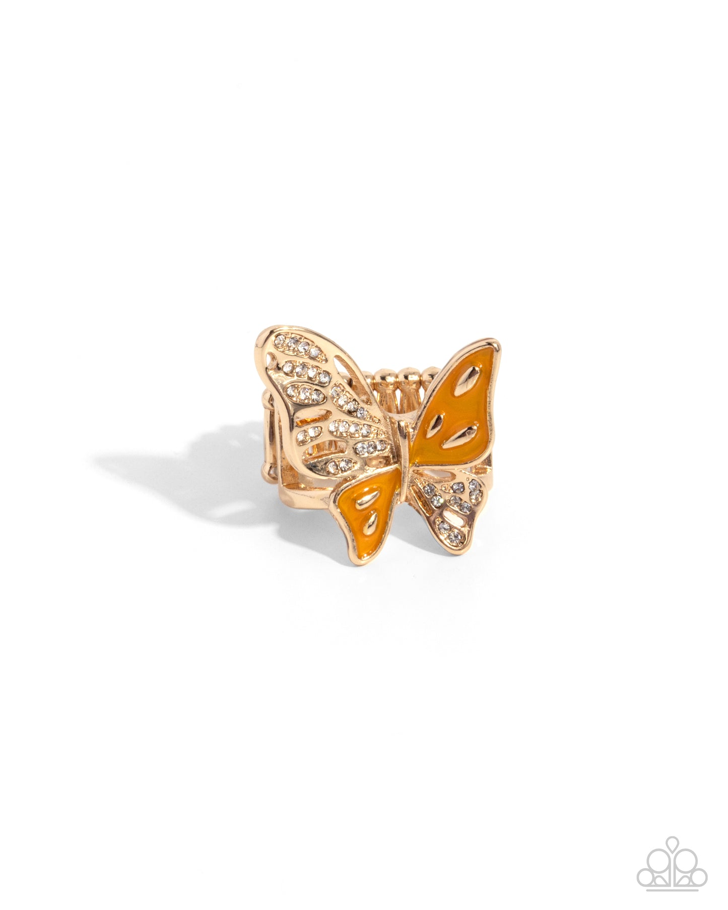 Aerial Auction Yellow Butterfly Ring - Jewelry by Bretta 