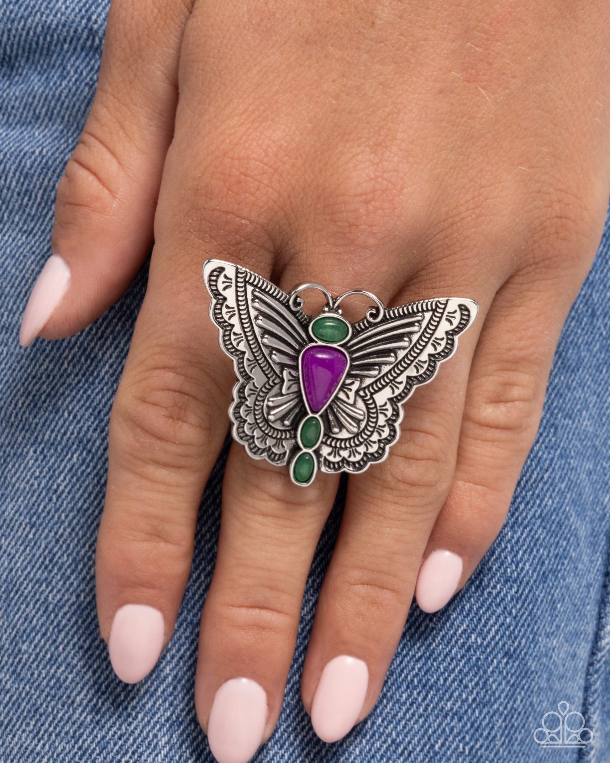 Adolescent Aerial Purple Ring - Jewelry by Bretta