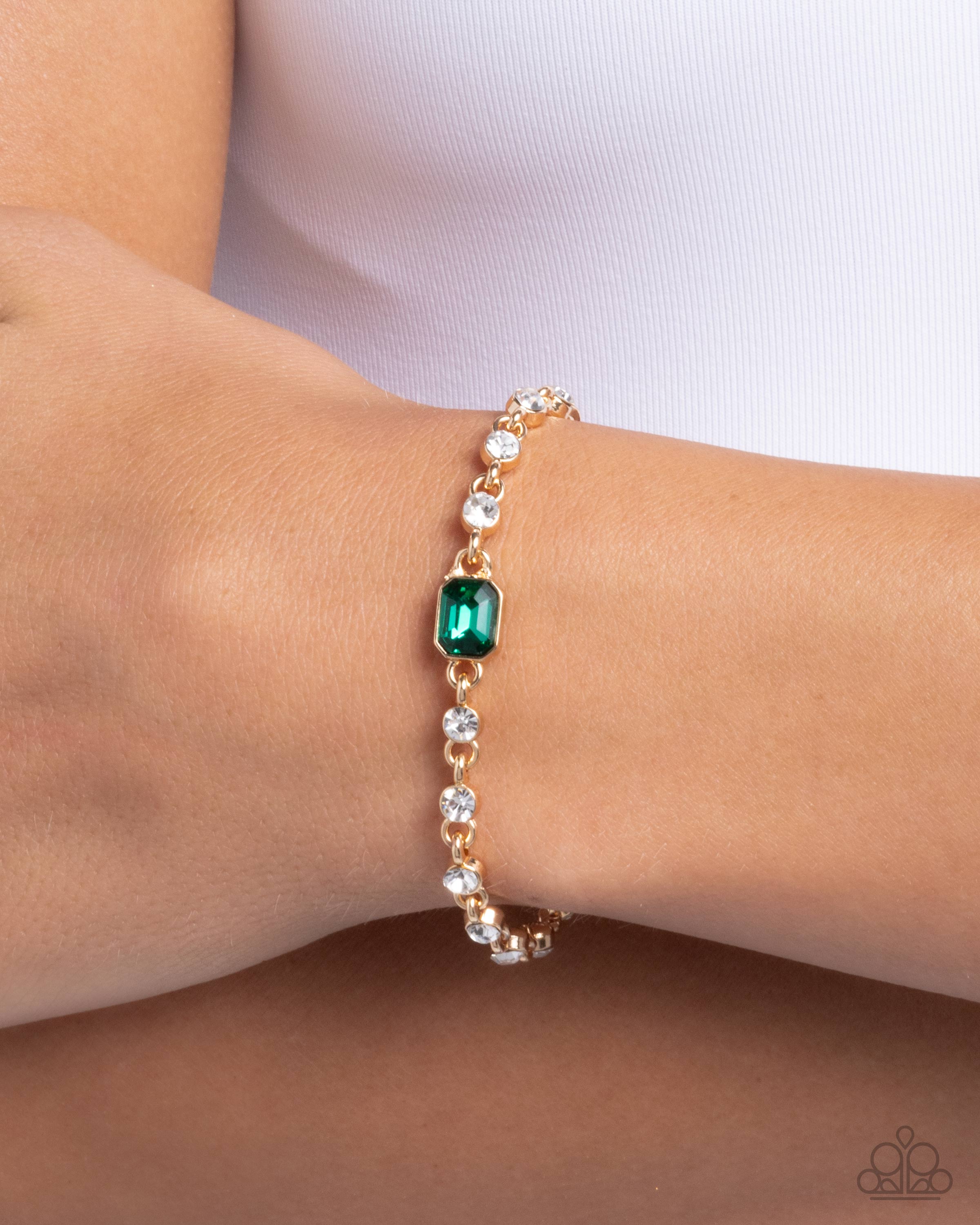 Molten Mogul Green Bracelet - Jewelry by Bretta