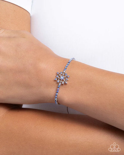 Snow Angel Shimmer Blue  Bracelet - Jewelry by Bretta