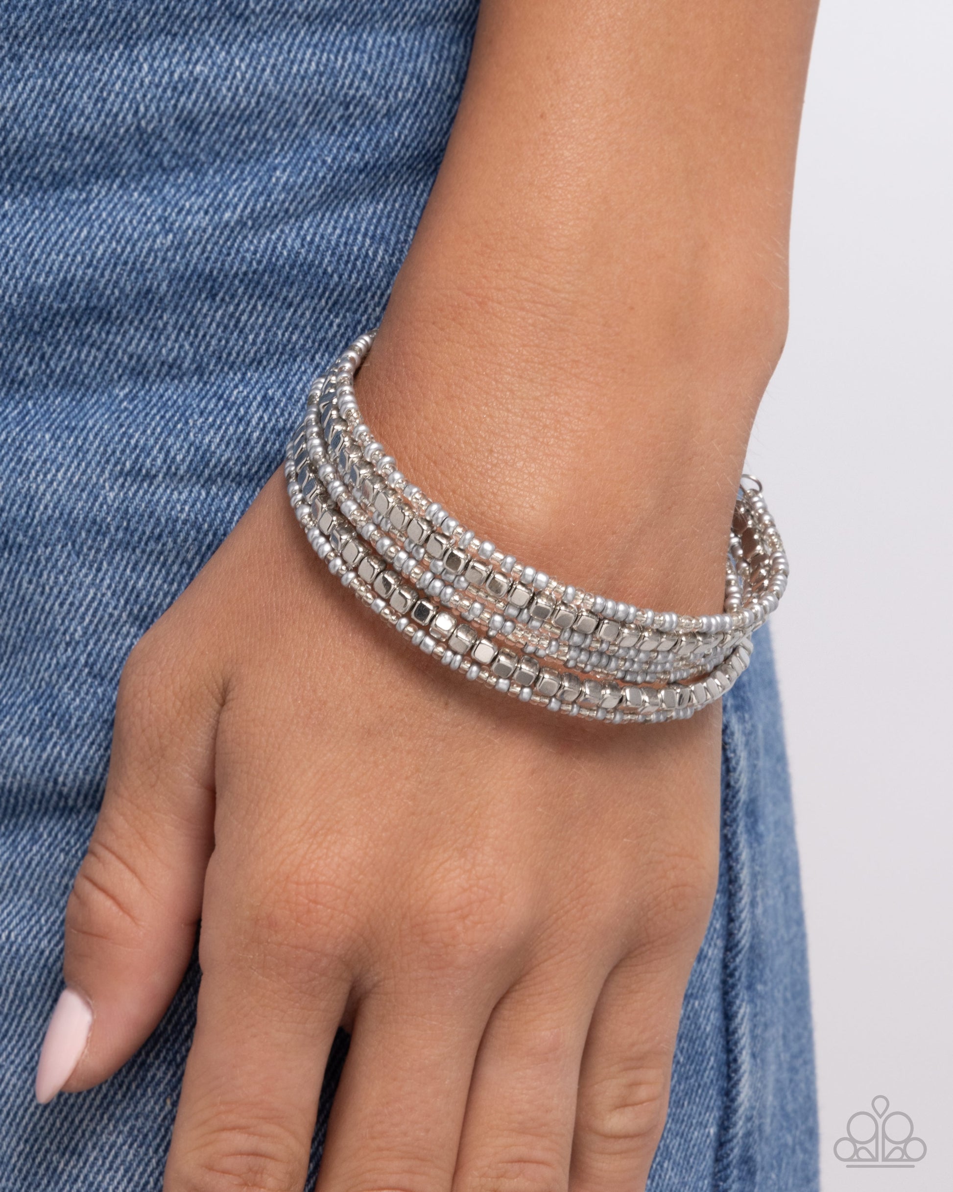 Best Way to Unwind Silver Coil Bracelet  - Jewelry by Bretta 