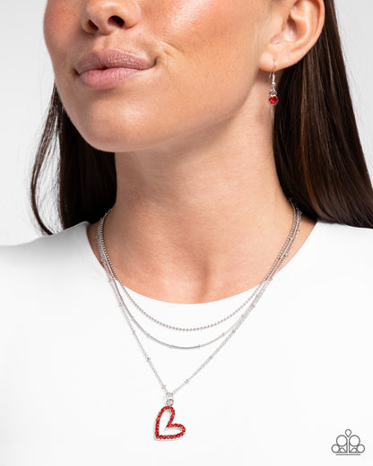 Valentines Day Decadence Red Necklace - Jewelry by Bretta 