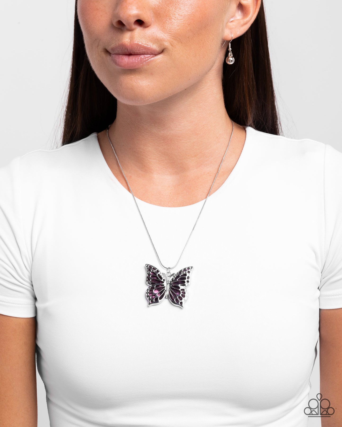 Magical Metamorphosis Purple Butterfly Necklace - Jewelry by Bretta