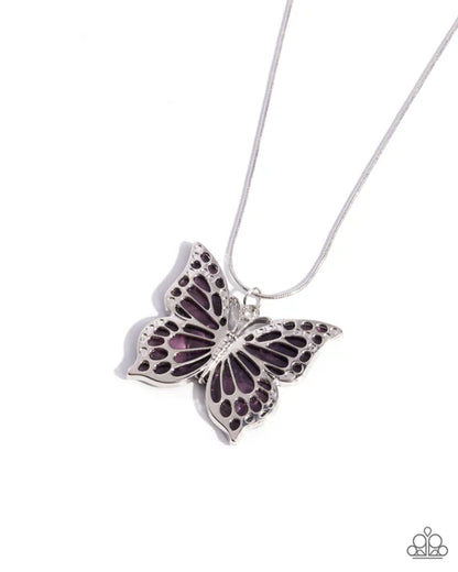 Magical Metamorphosis Purple Necklace - Jewelry by Bretta