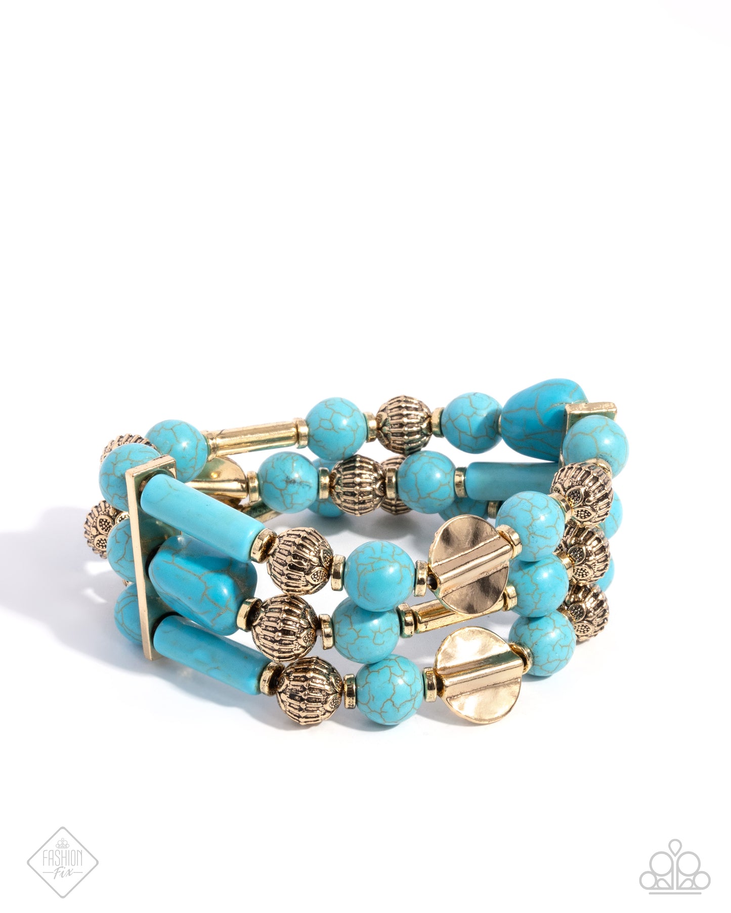 Coachella Confidence Blue Bracelet - Jewelry by Bretta 