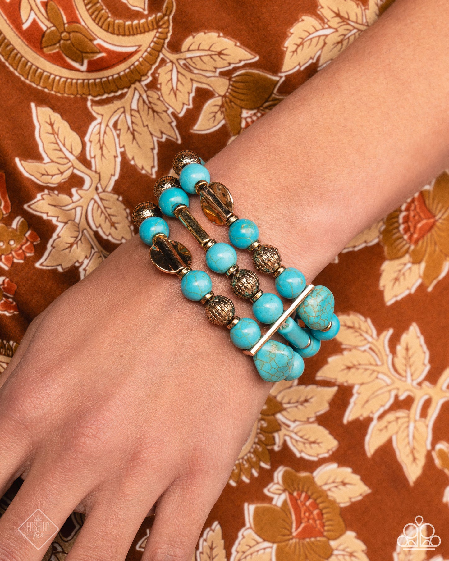 Coachella Confidence Blue Bracelet - Jewelry by Bretta 