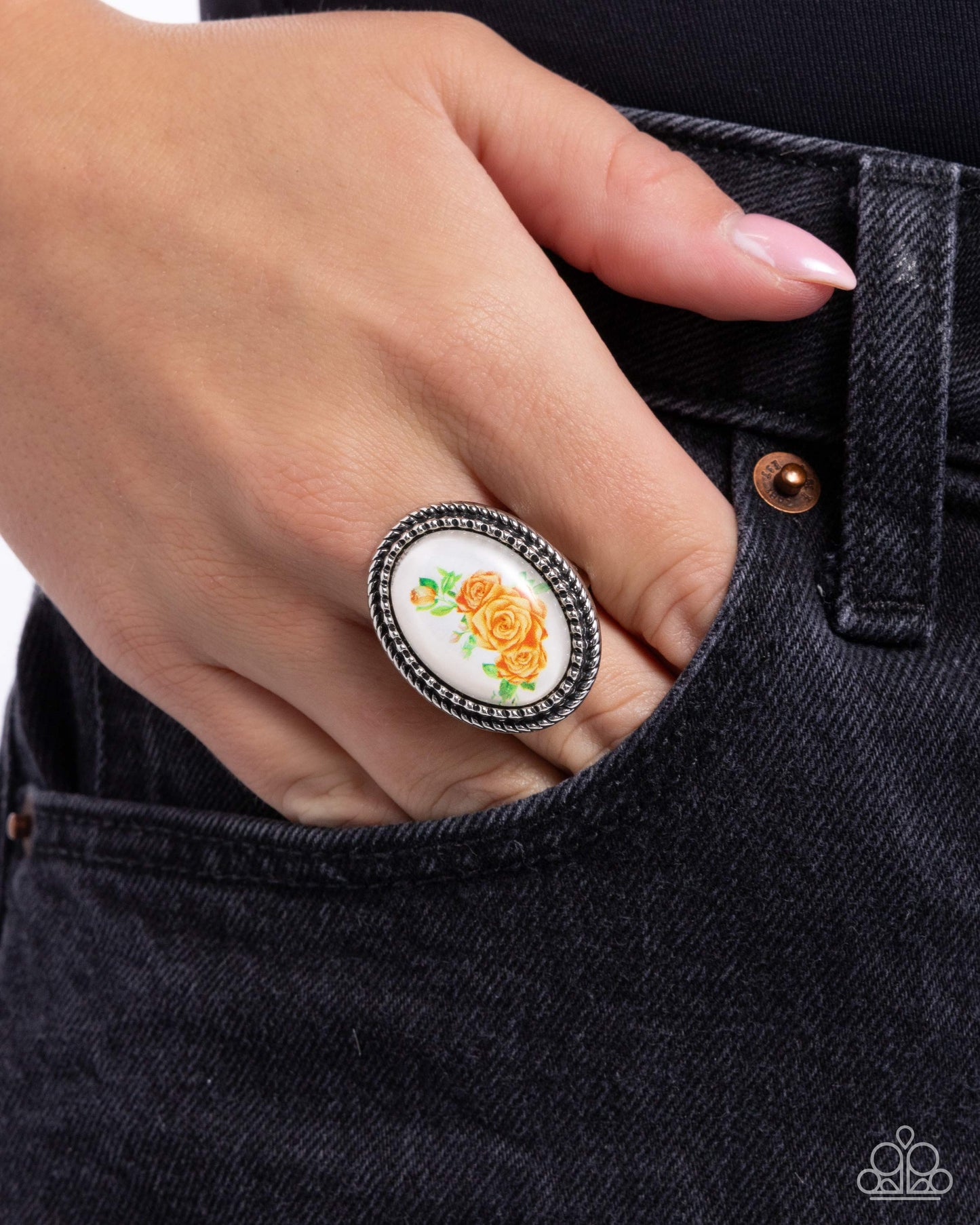 Handmade Heaven Orange Ring - Jewelry by Bretta