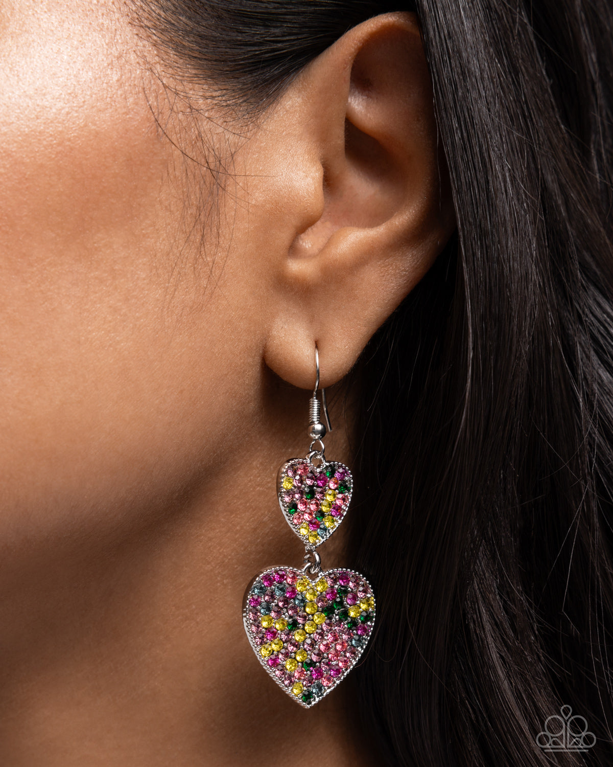You Make My Heart Glow Multi Earrings