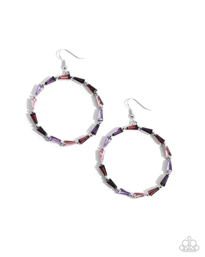 Bounce Around Purple Earrings - Jewelry by Bretta