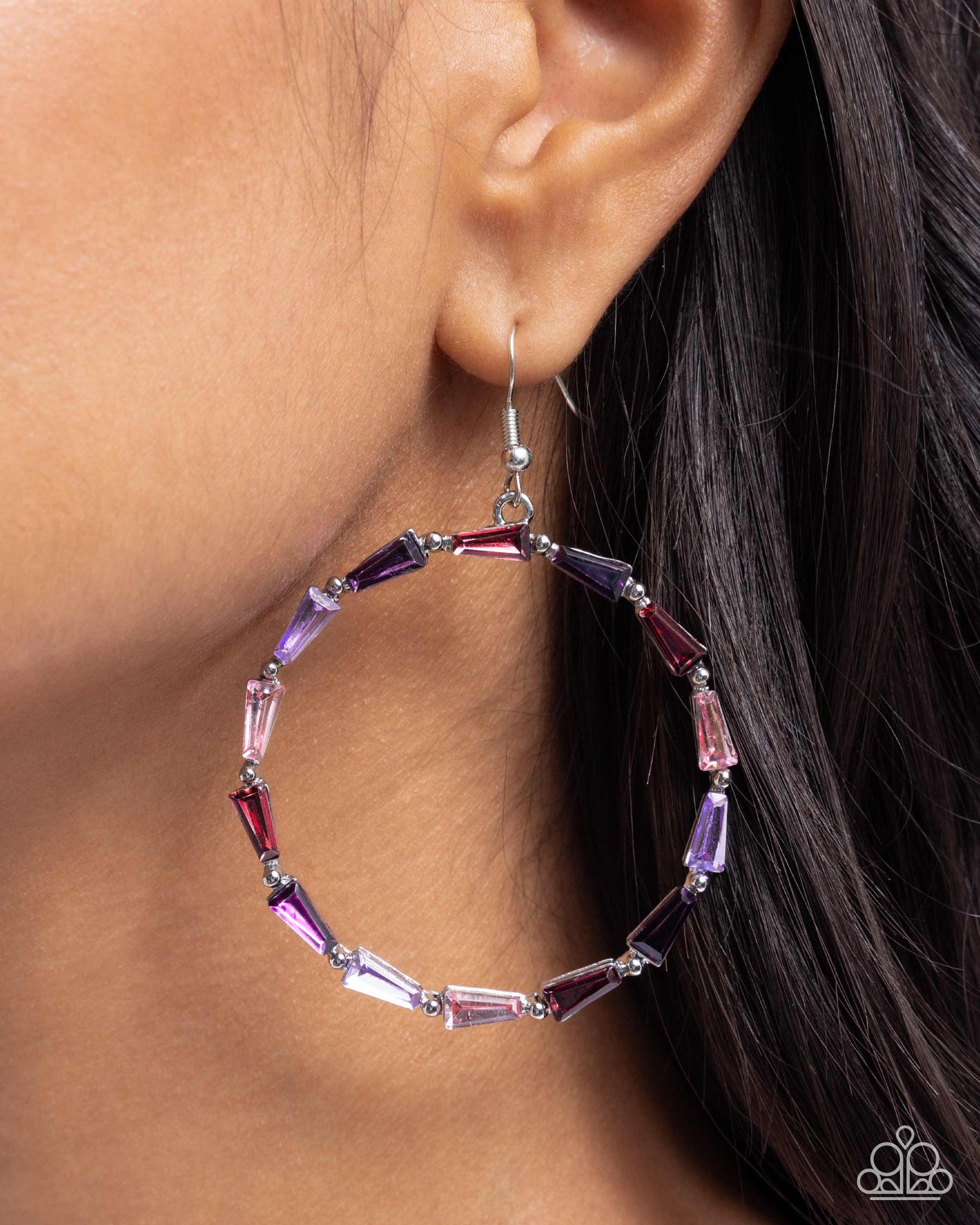 Bounce Around Purple Earrings - Jewelry by Bretta