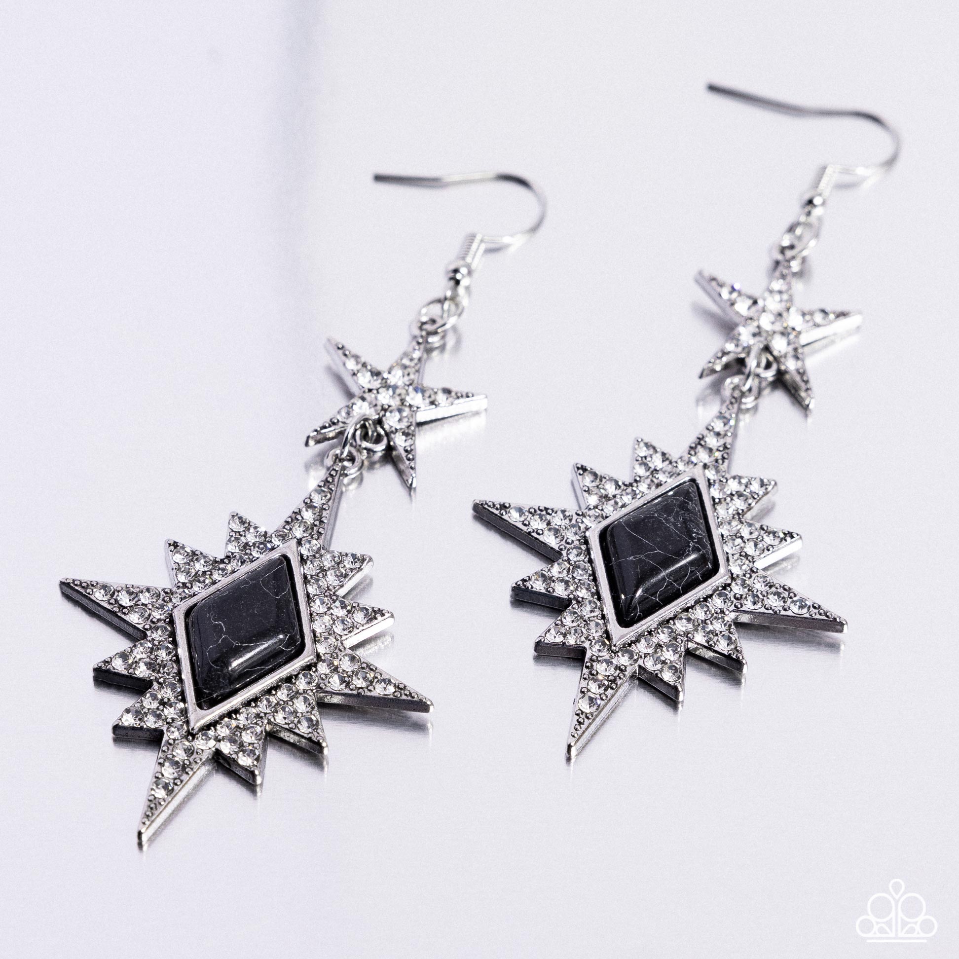 Stellar State of Mind Black Earrings - Jewelry by Bretta