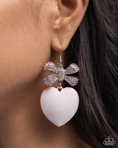 Suitable Sweetheart Pink Heart Earrings - Jewelry by Bretta