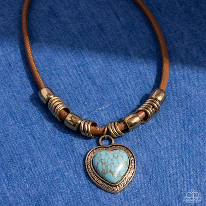 Significant Other Blue Heart Necklace - Jewelry by Bretta 