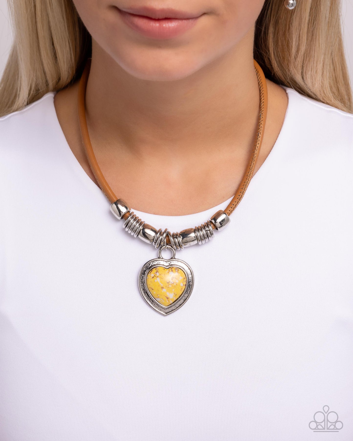 Significant Other Yellow Heart Necklace - Jewelry by Bretta