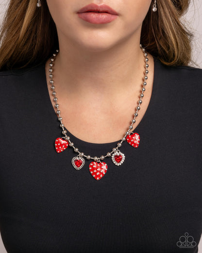 Mutual Affection Red Necklace - Jewelry by Bretta