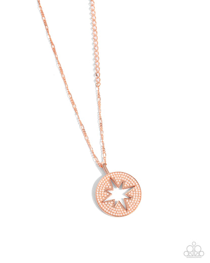 Stars Begin to Climb Copper Necklace - Jewelry by Bretta