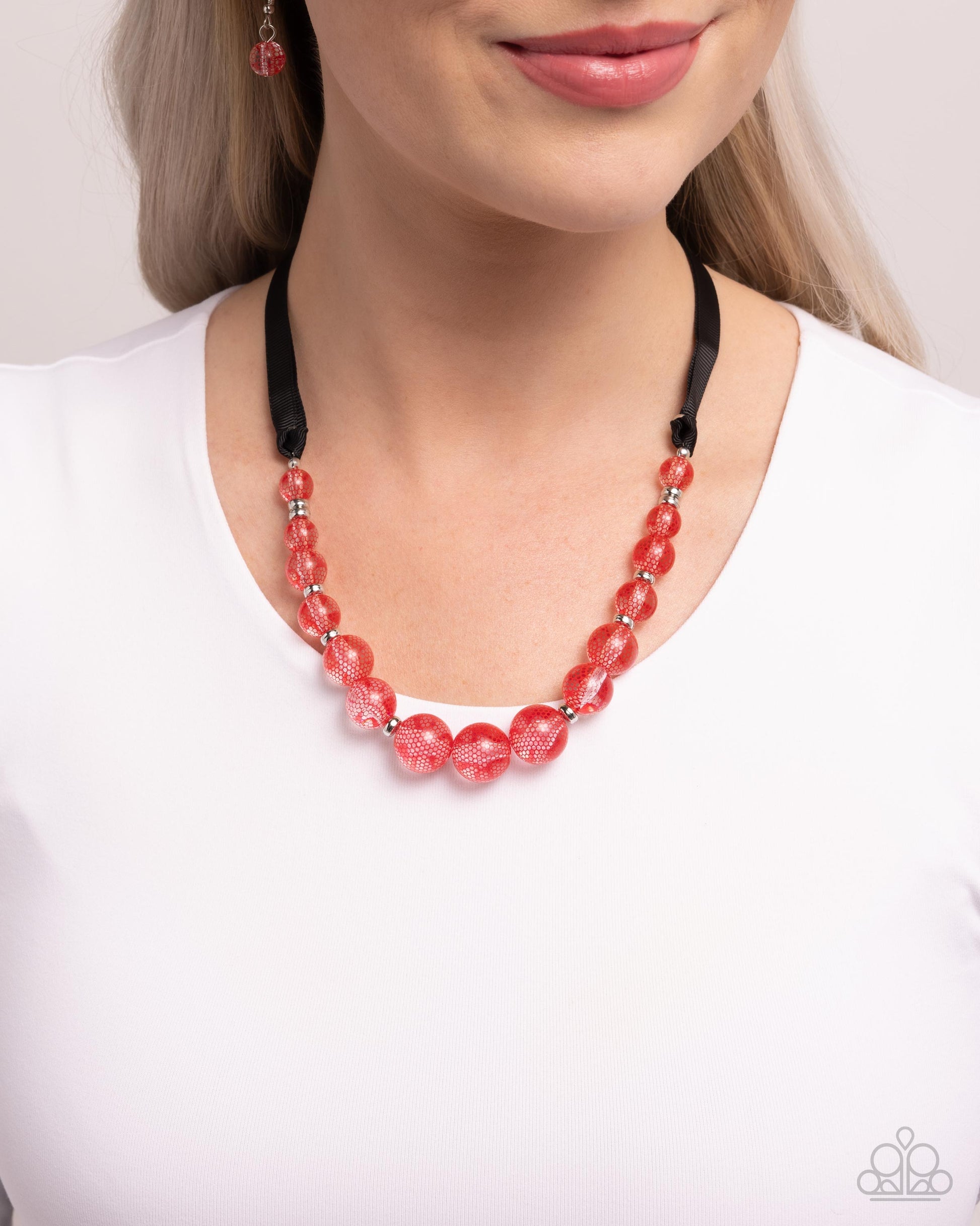 Lace Maker Red Necklace - Jewelry by Bretta