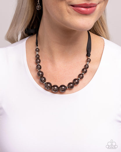 Lace Maker Black Necklace - Jewelry by Bretta