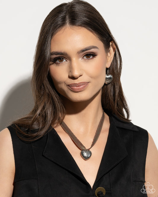 Complete Look Brown Heart Set - Jewelry by Bretta