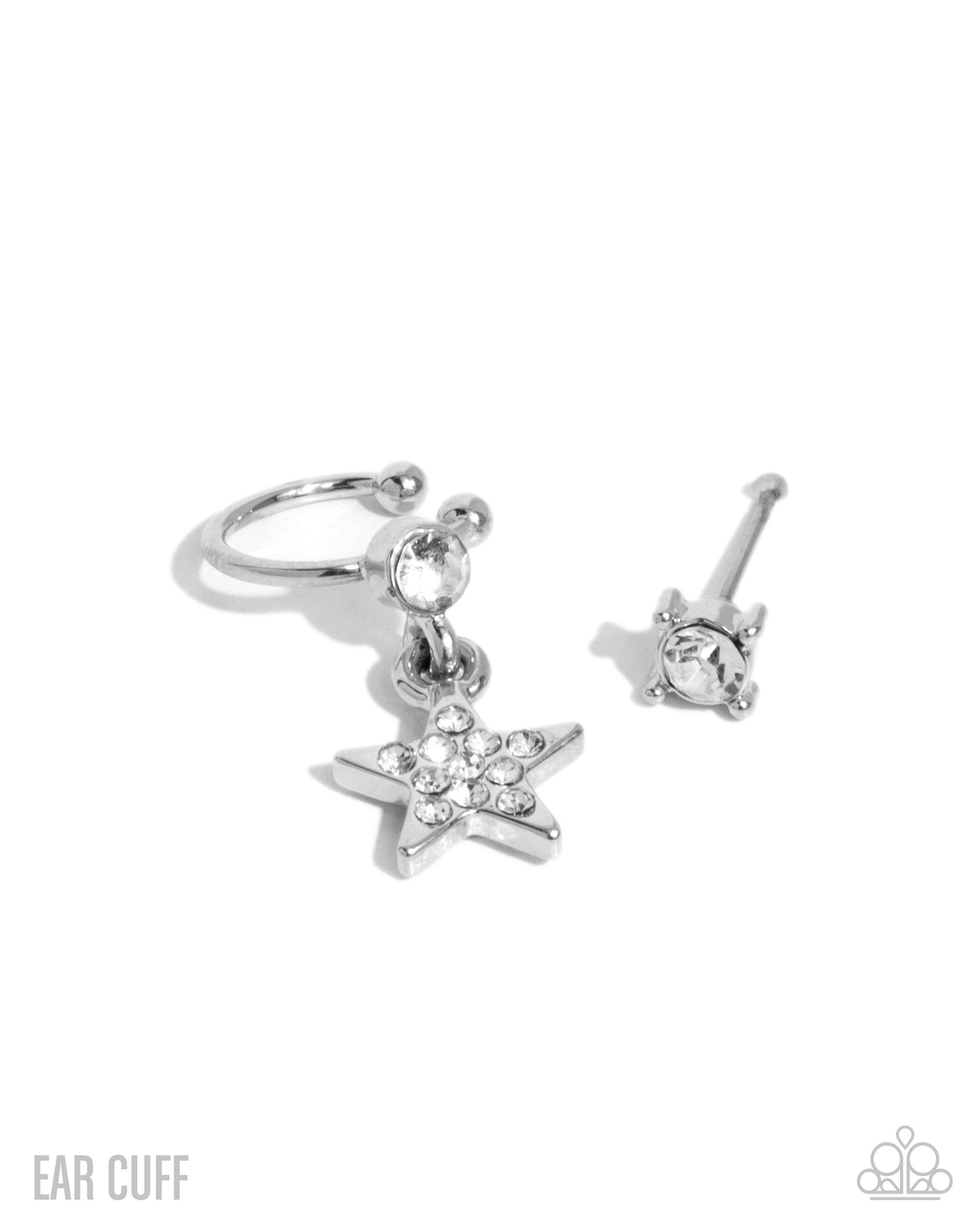 Cosmic Cool White Earrings - Jewelry by Bretta