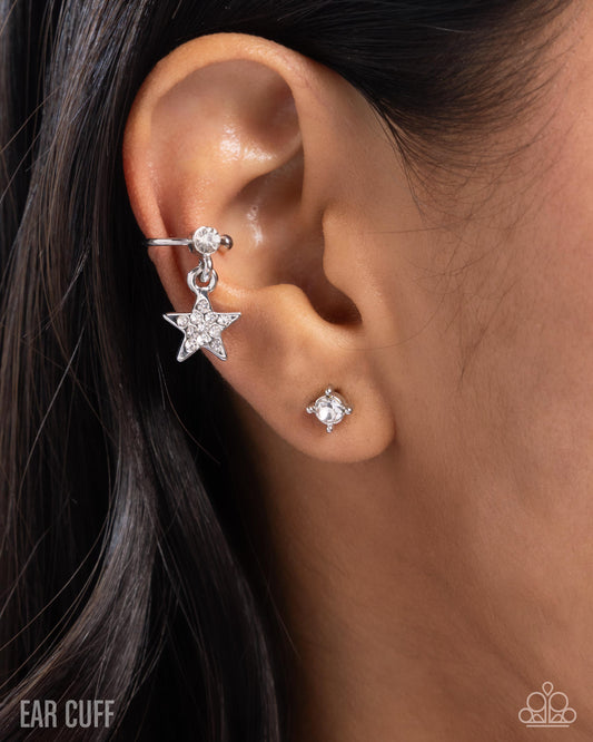 Cosmic Cool White Earrings - Jewelry by Bretta