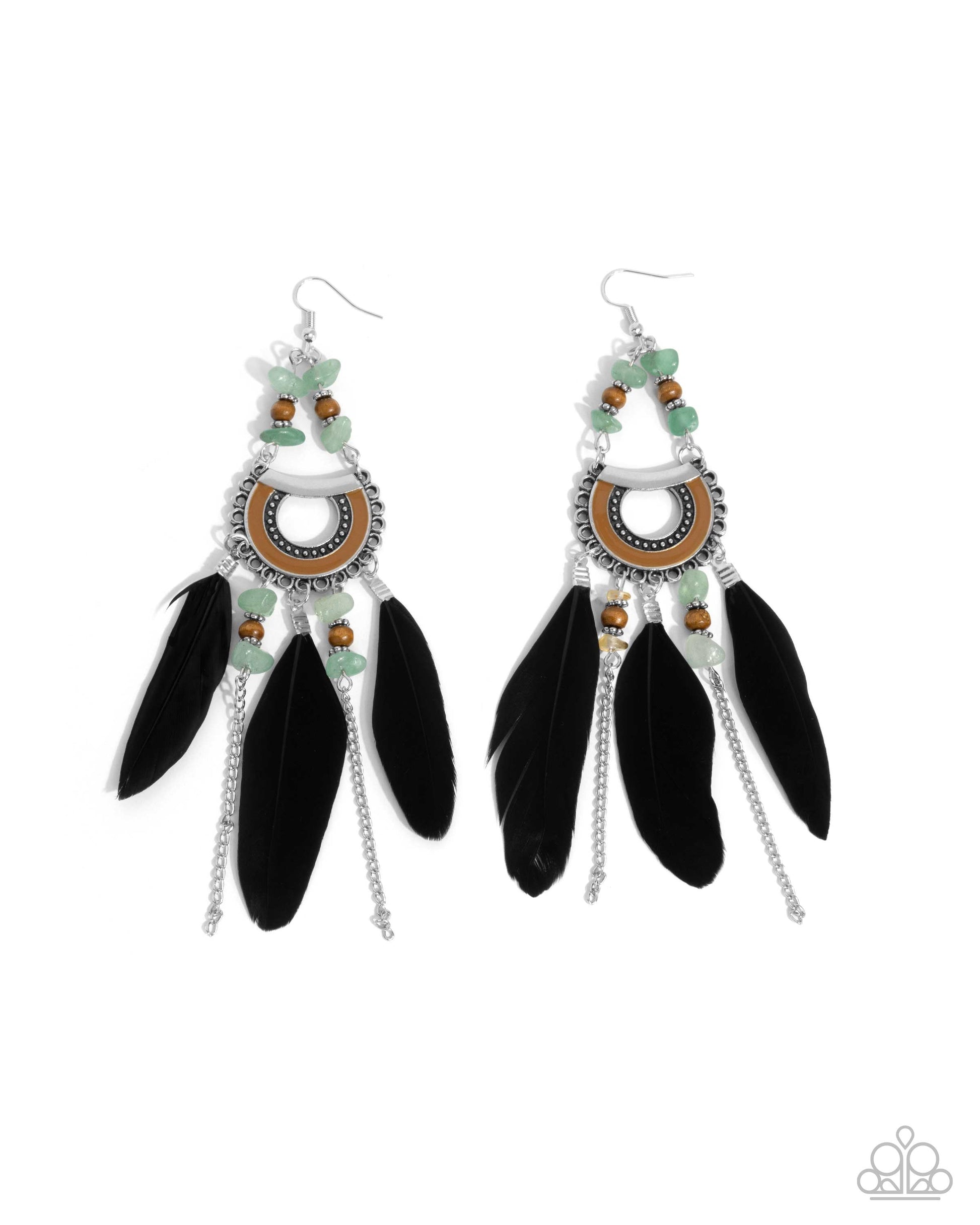 Serene Stage Green Earrings - Jewelry by Bretta