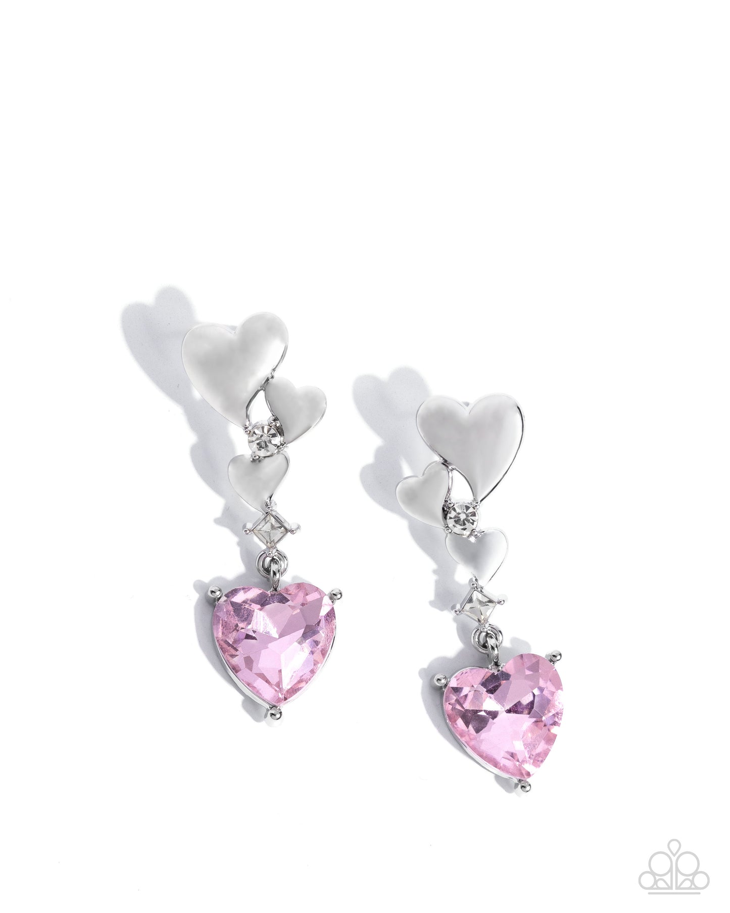 Valentines Vaudeville Pink Earrings - Jewelry by Bretta