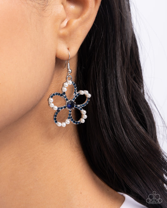Paramount Pearls Blue Earrings - Jewelry by Bretta