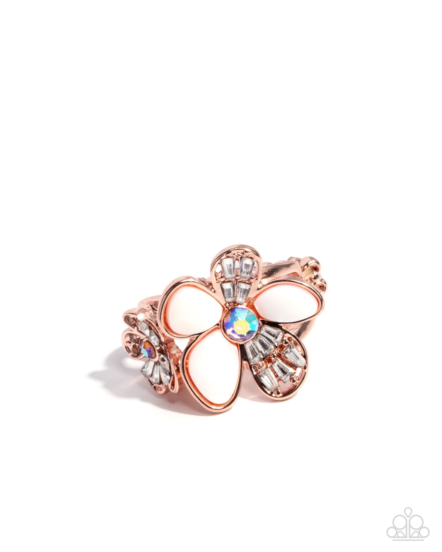 A Dizzy SHELL Rose Gold Ring - Jewelry by Bretta