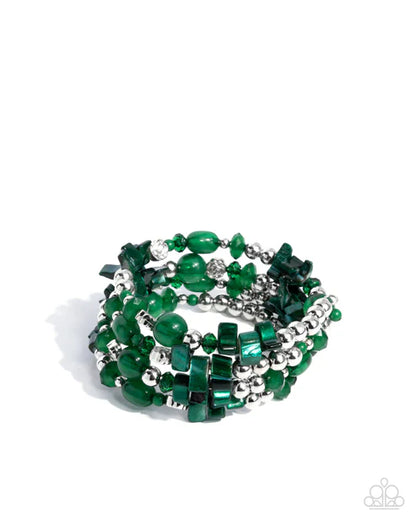 Worldwide Tour Green Bracelet - Jewelry by Bretta