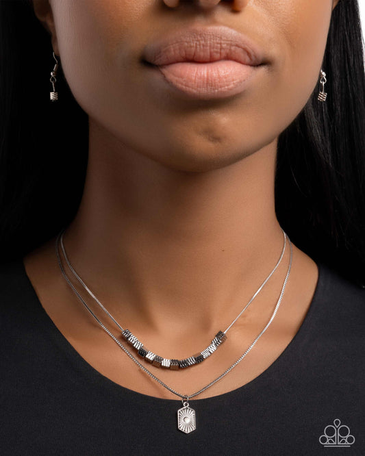 Layered Legato Silver Necklace - Jewelry by Bretta