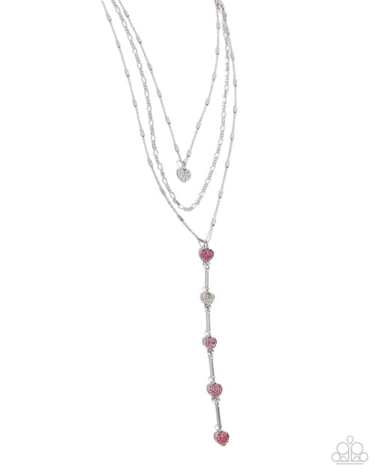 Valiant Valentine Pink Necklace - Jewelry by Bretta 