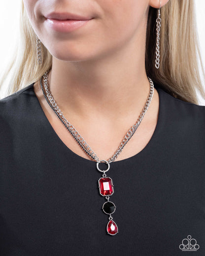 I Like Me Better Red Necklace - Jewelry by Bretta