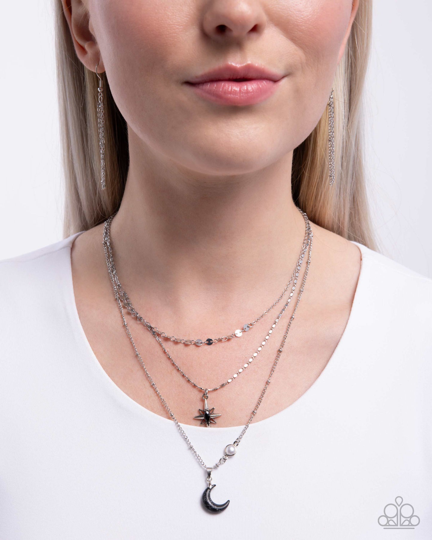 Cosmic Clinch Black Necklace - Jewelry by Bretta