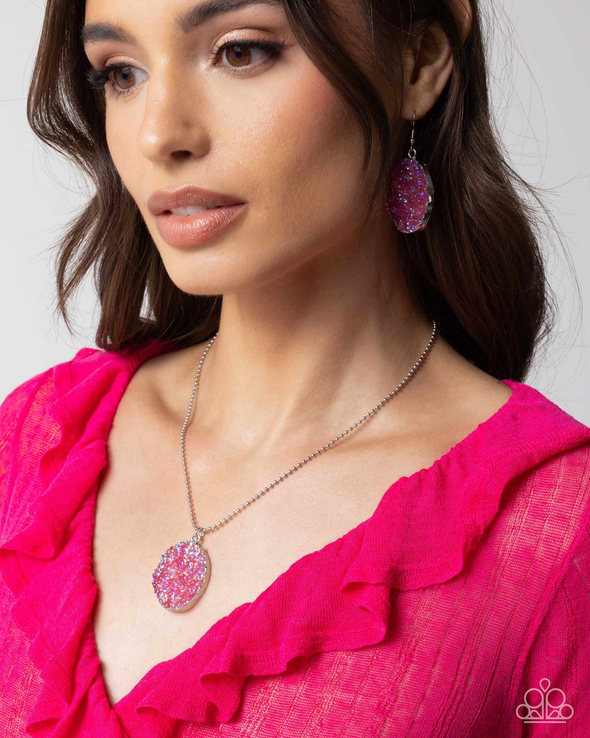 Complete Look Pink Druzy Jewelry Set - Jewelry by Bretta