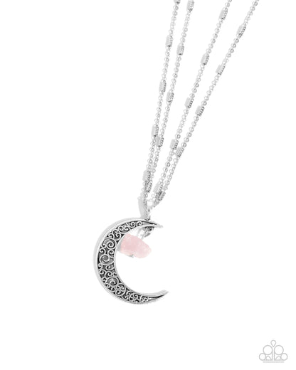 Crescent Charm - Pink