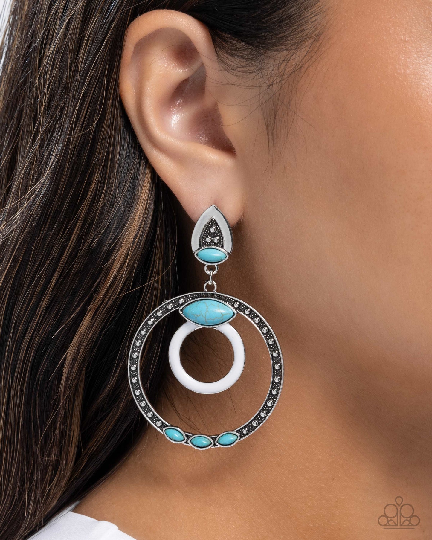 Handcrafted Hero White Earrings - Jewelry by Bretta