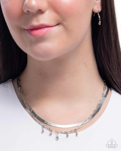 Suave Shimmy Orange Necklace - Jewelry by Bretta