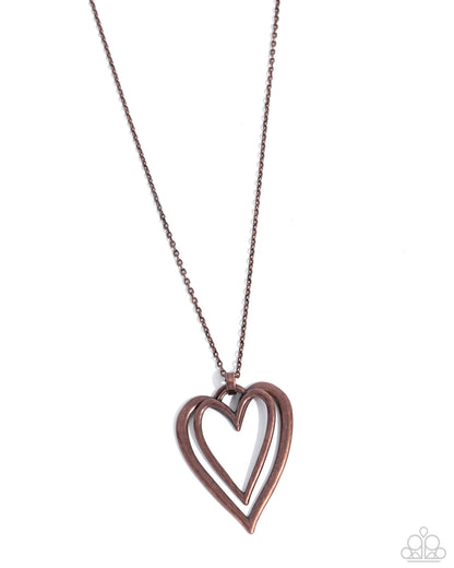 Lets HEART At the Very Beginning Copper Necklace - Jewelry by Bretta