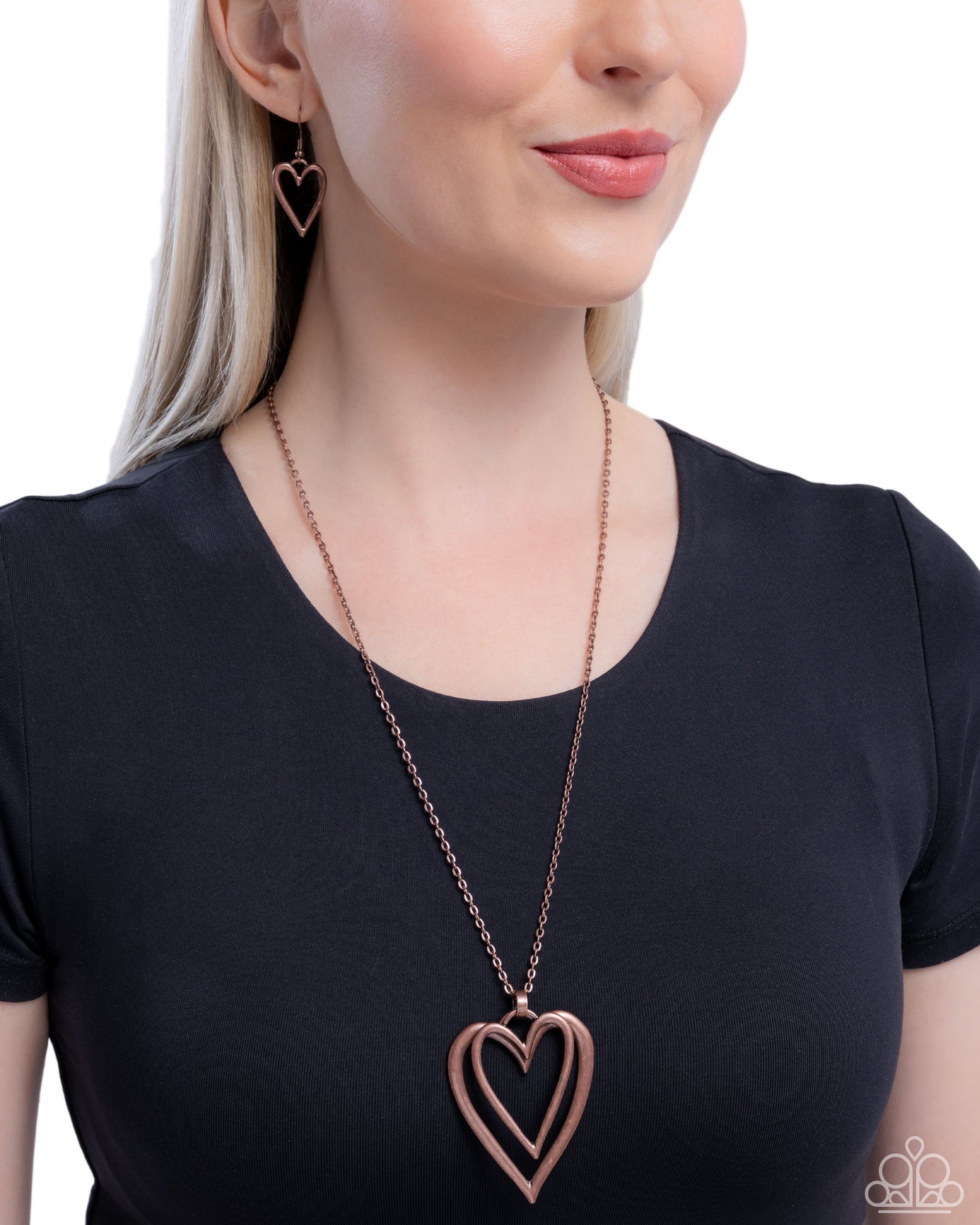 Lets HEART At the Very Beginning Copper Necklace - Jewelry by Bretta