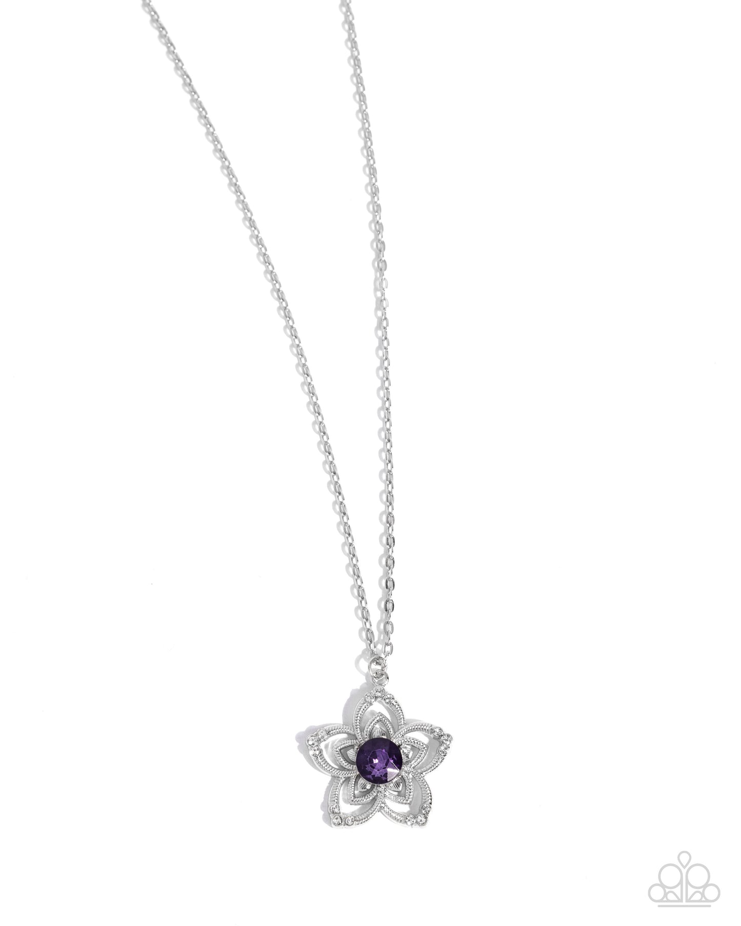 Floral Flow Purple Necklace - Jewelry by Bretta