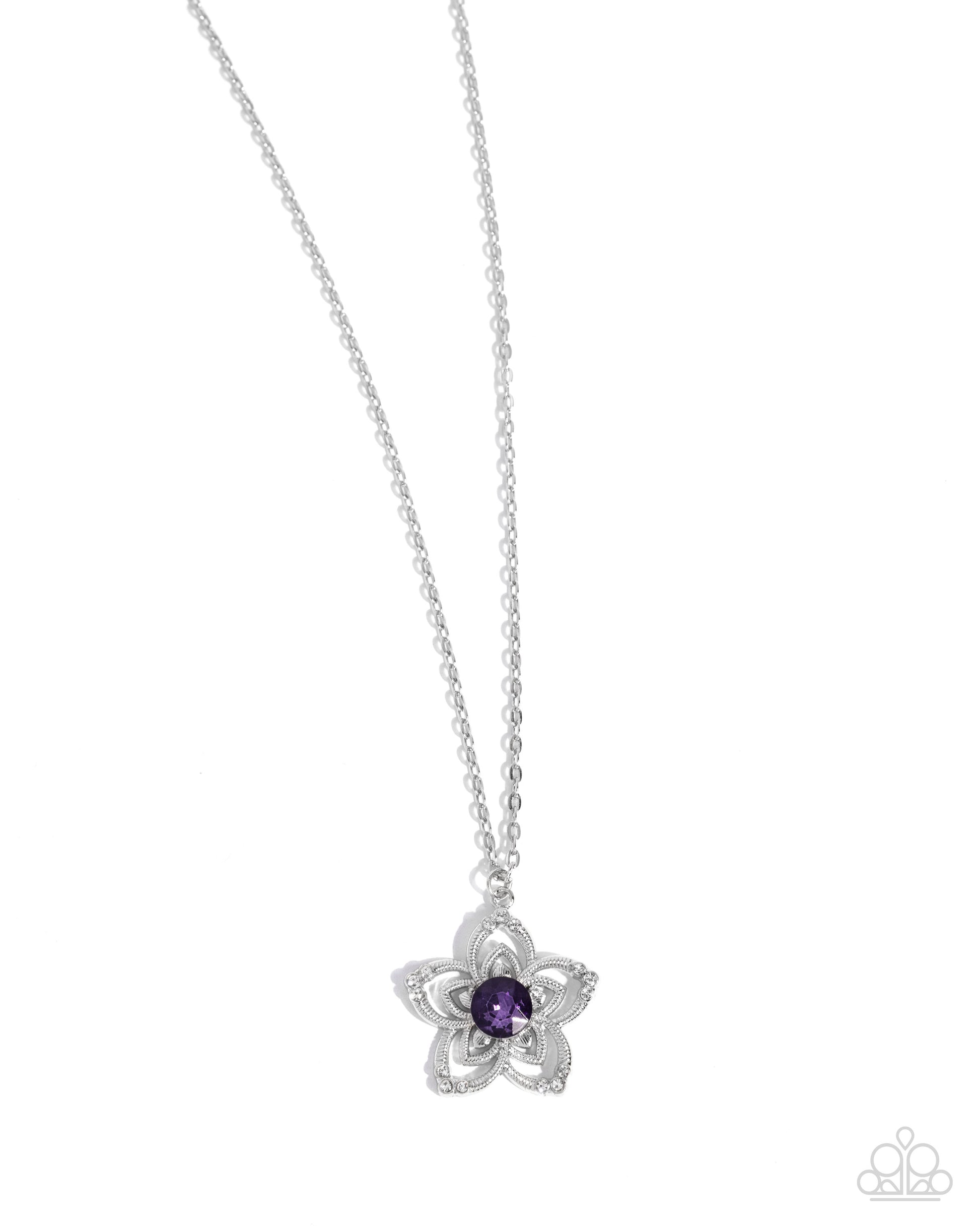 Floral Flow Purple Necklace - Jewelry by Bretta