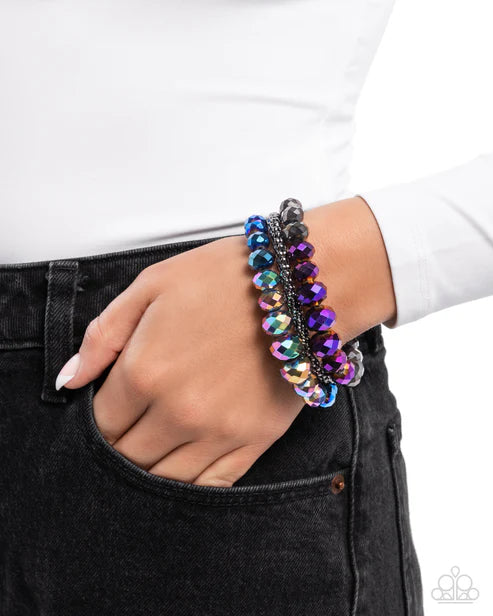 Molten Mogul Green Bracelet - Jewelry by Bretta