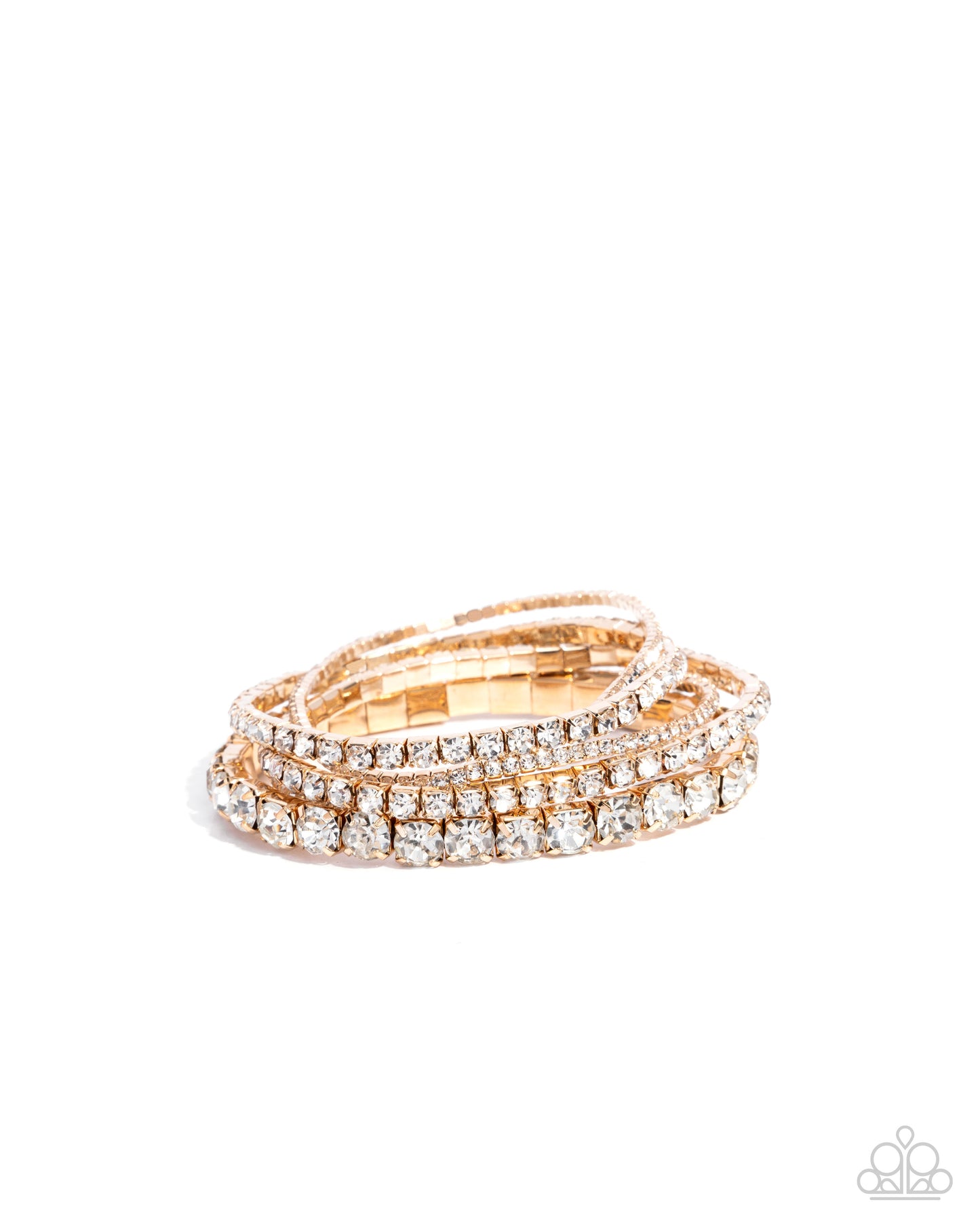 Persistent Pizzazz Gold Bracelets - Jewelry by Bretta