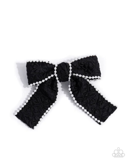 Coquette Charm Black Hair Bow - Jewelry by Bretta